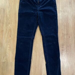 Buffalo David Bitton Dark Blue Corduroy Pants